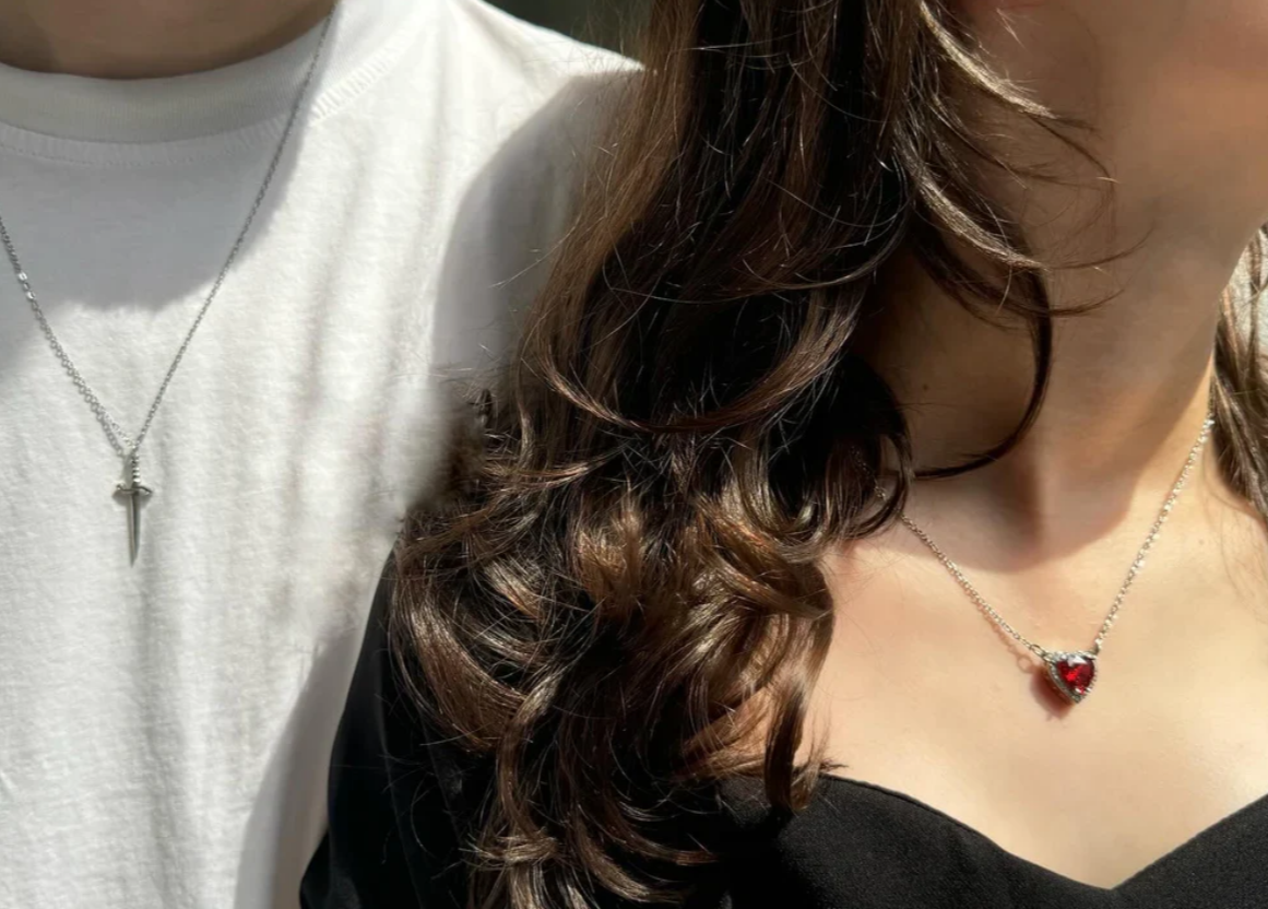 Heart & Sword Necklace