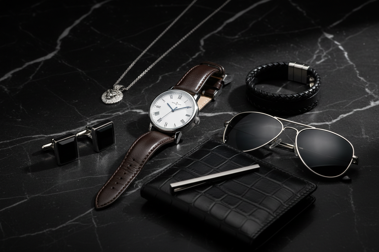 GIVE ME BEST MEN JEWELARY AND STUFFS